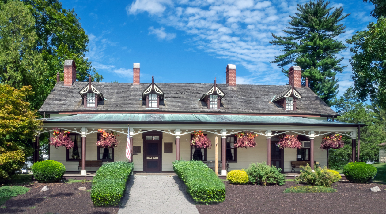 Exterior of Mesier Homestead Historic Site by Wappingers Historical Society